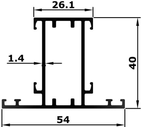BL-40-03 - T-Mullion