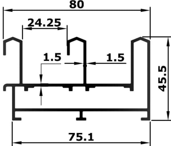 BL-27-05 - Three Track Frame