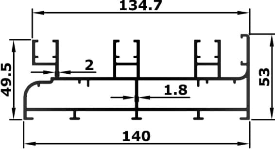 BL-37-11 - Three Track Frame
