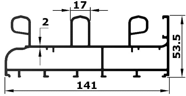 BL-37-15 - Three Track Frame