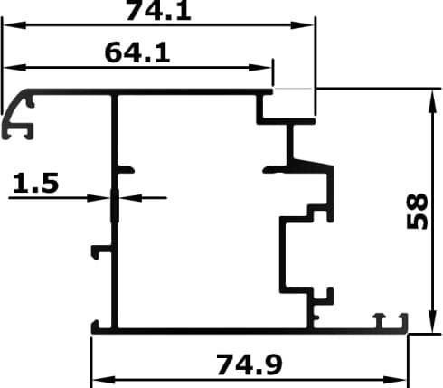 BL-50-07 - Door Inward Sash